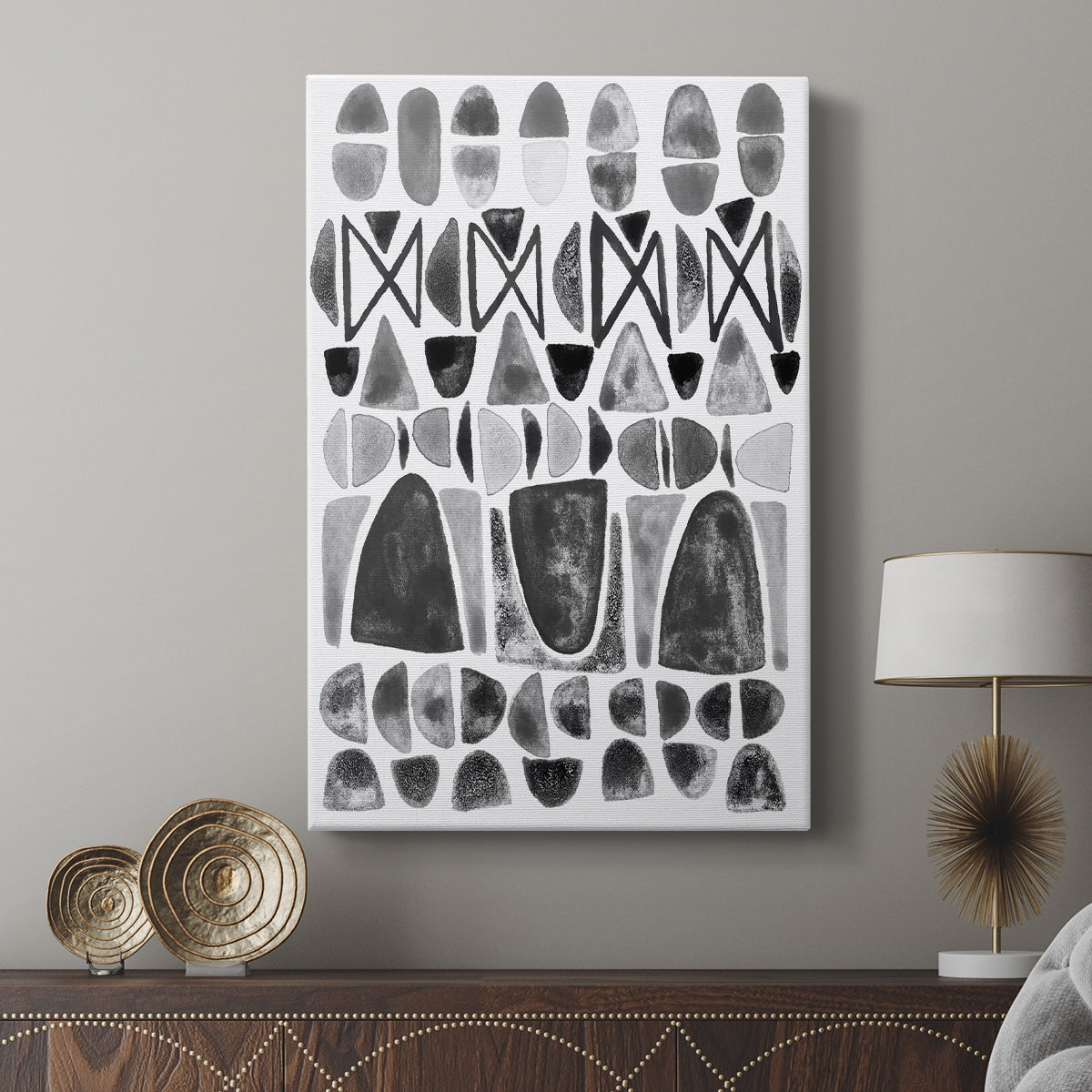 Grey Arches III - Canvas Art Print