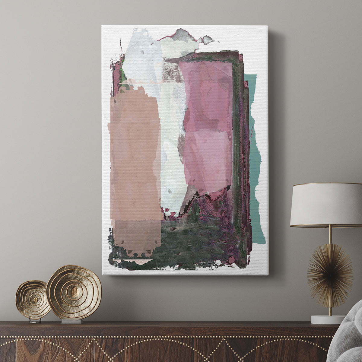 Brights Soft Wash II - Canvas Art Print