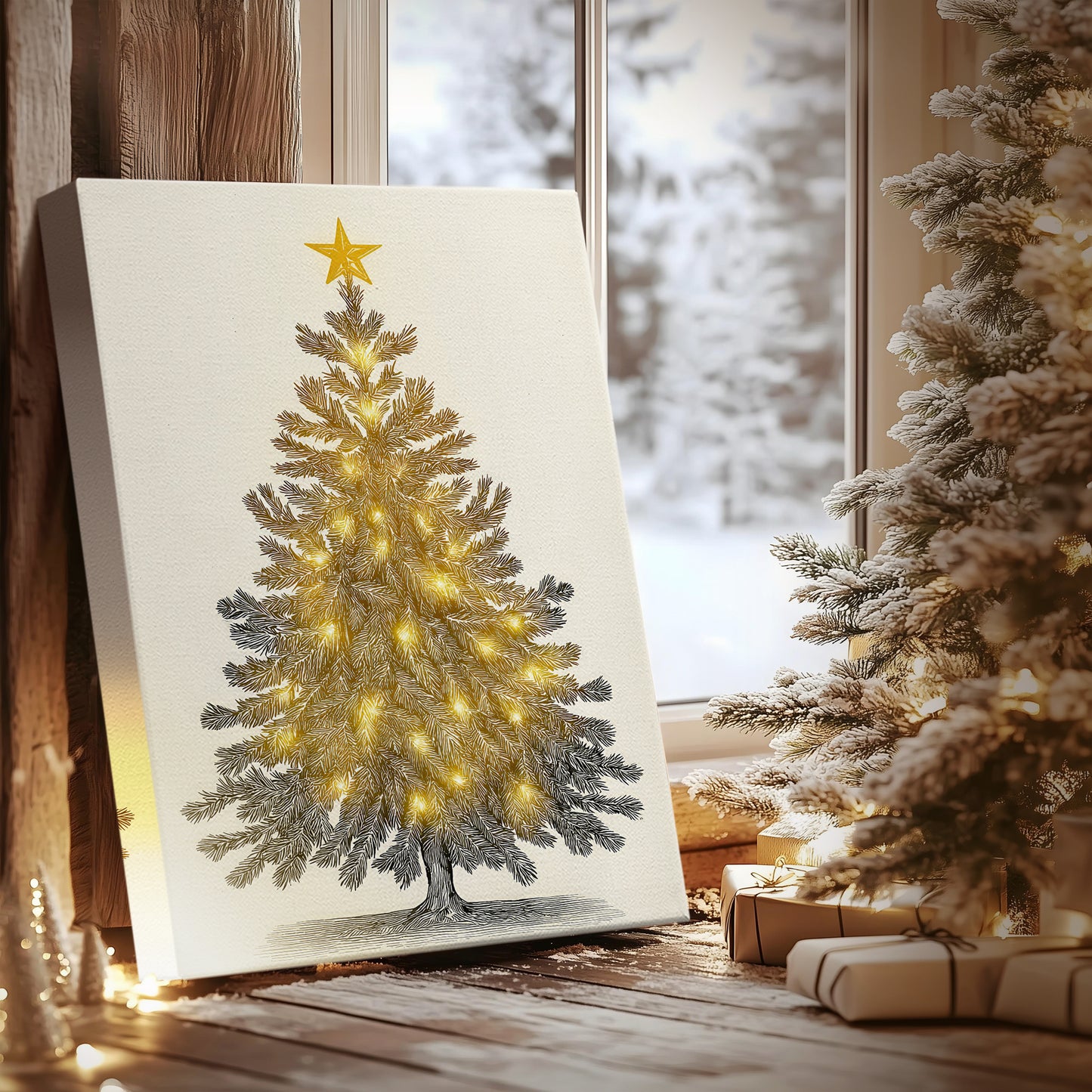 Golden Serenade - Canvas Art Print