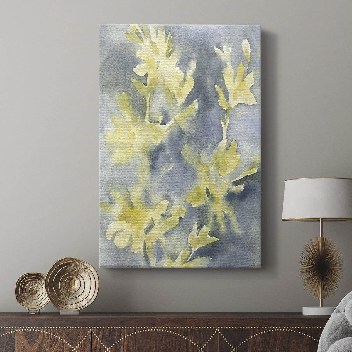 Forsythia Blooms II - Canvas Art Print