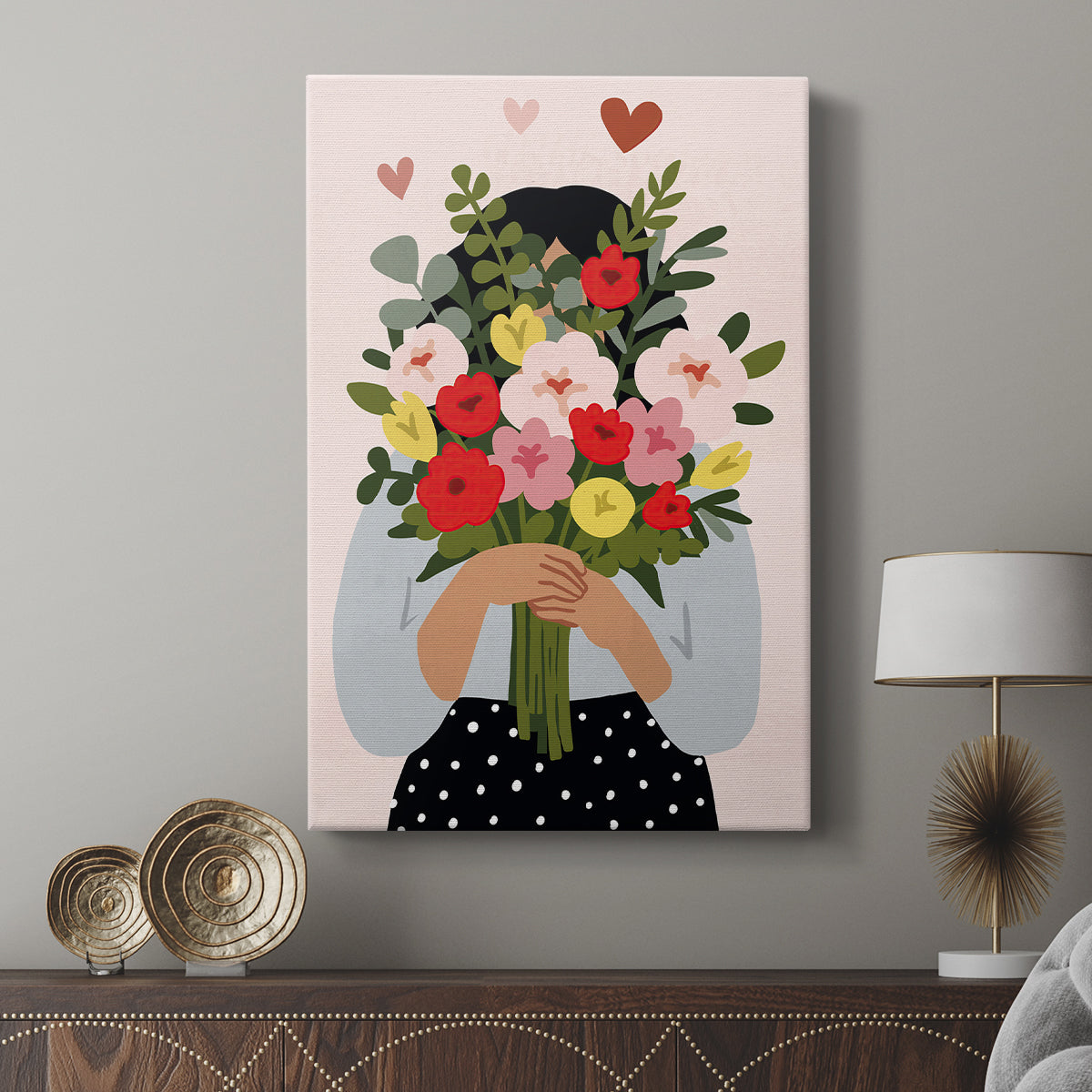 Darling Valentine Collection B - Canvas Art Print