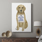 Love and Golden Retriever - Canvas Art Print
