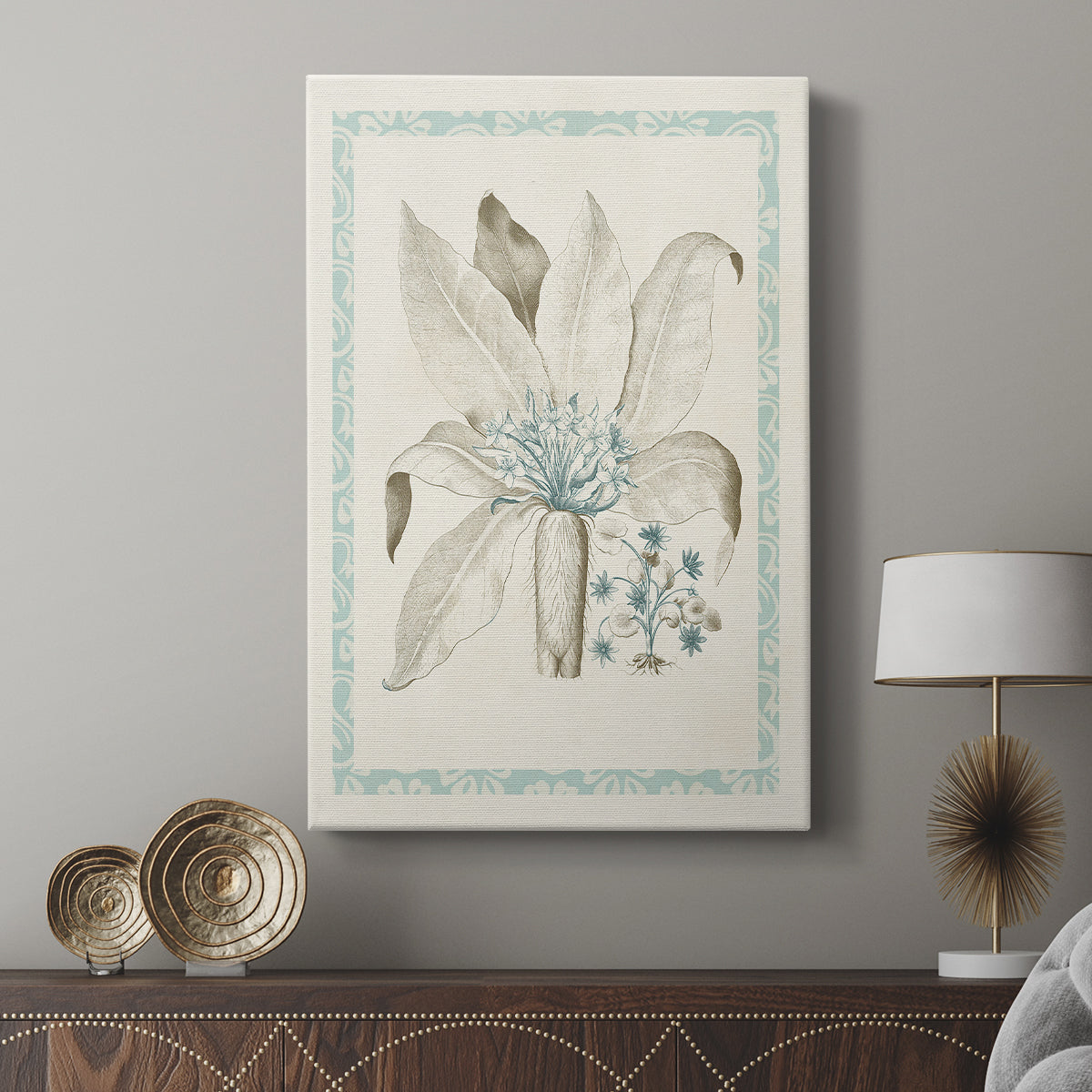 Willow Blue Besler V - Canvas Art Print