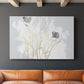 Grey Floral Abstract XCIV - Canvas Art Print