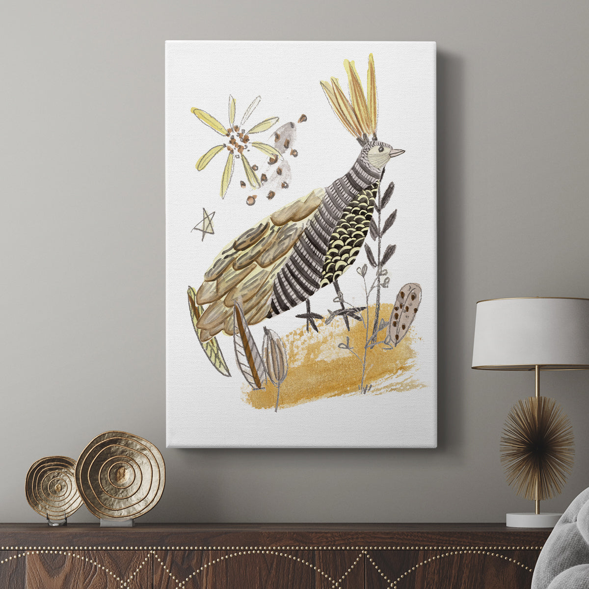 Glowing Garden at Dusk III - Canvas Art Print