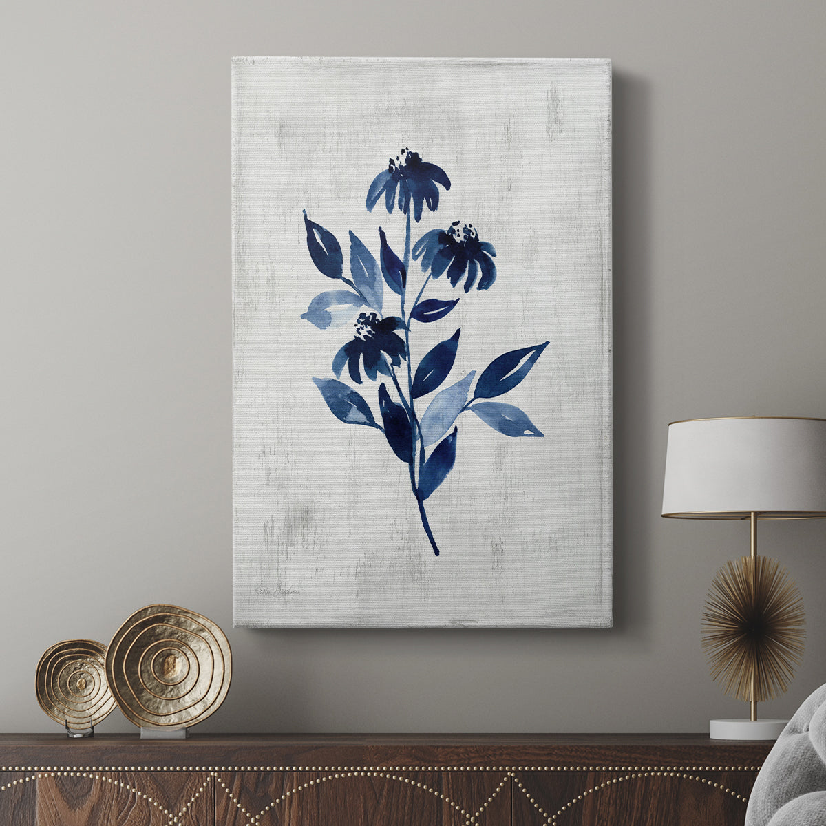 Wild Indigo I - Canvas Art Print