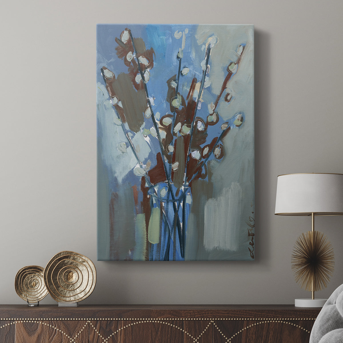 Winter Willow I - Canvas Art Print