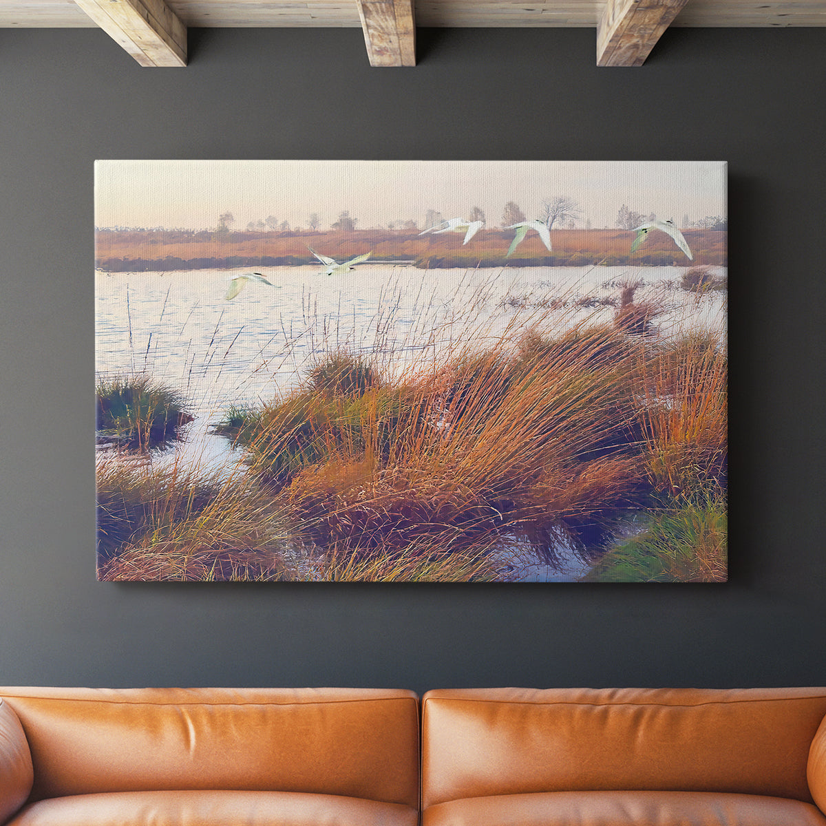 Marshland Hues I - Canvas Art Print