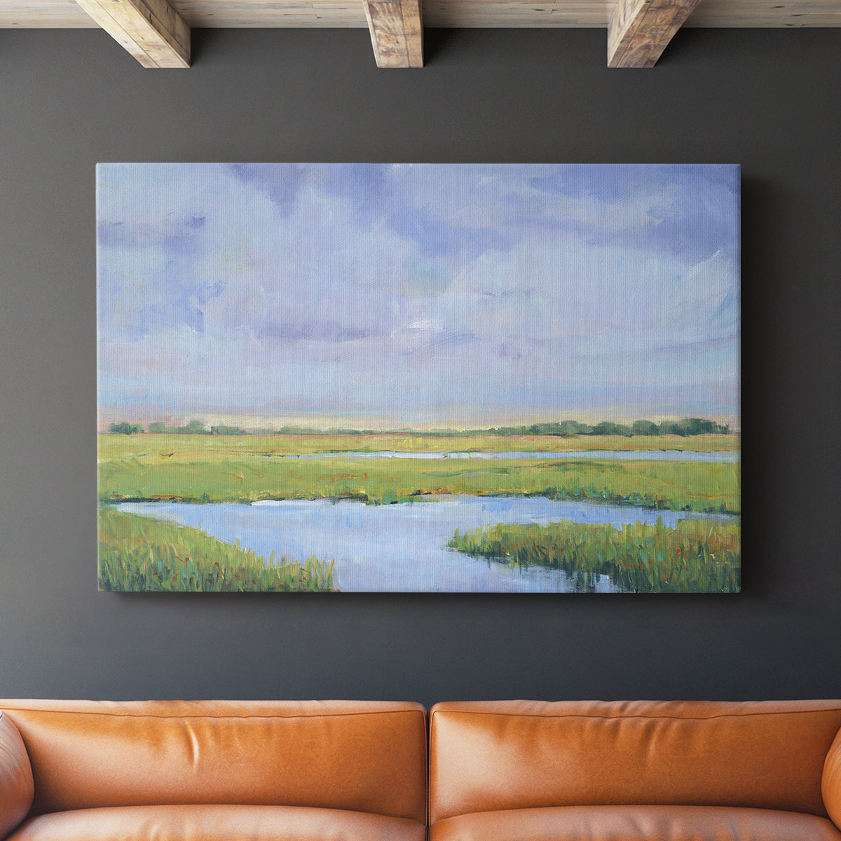 Summer Marsh I - Canvas Art Print
