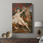 Canvas art print featuring a serene scene with gentle light and natural surroundings displayed in a modern interior space.