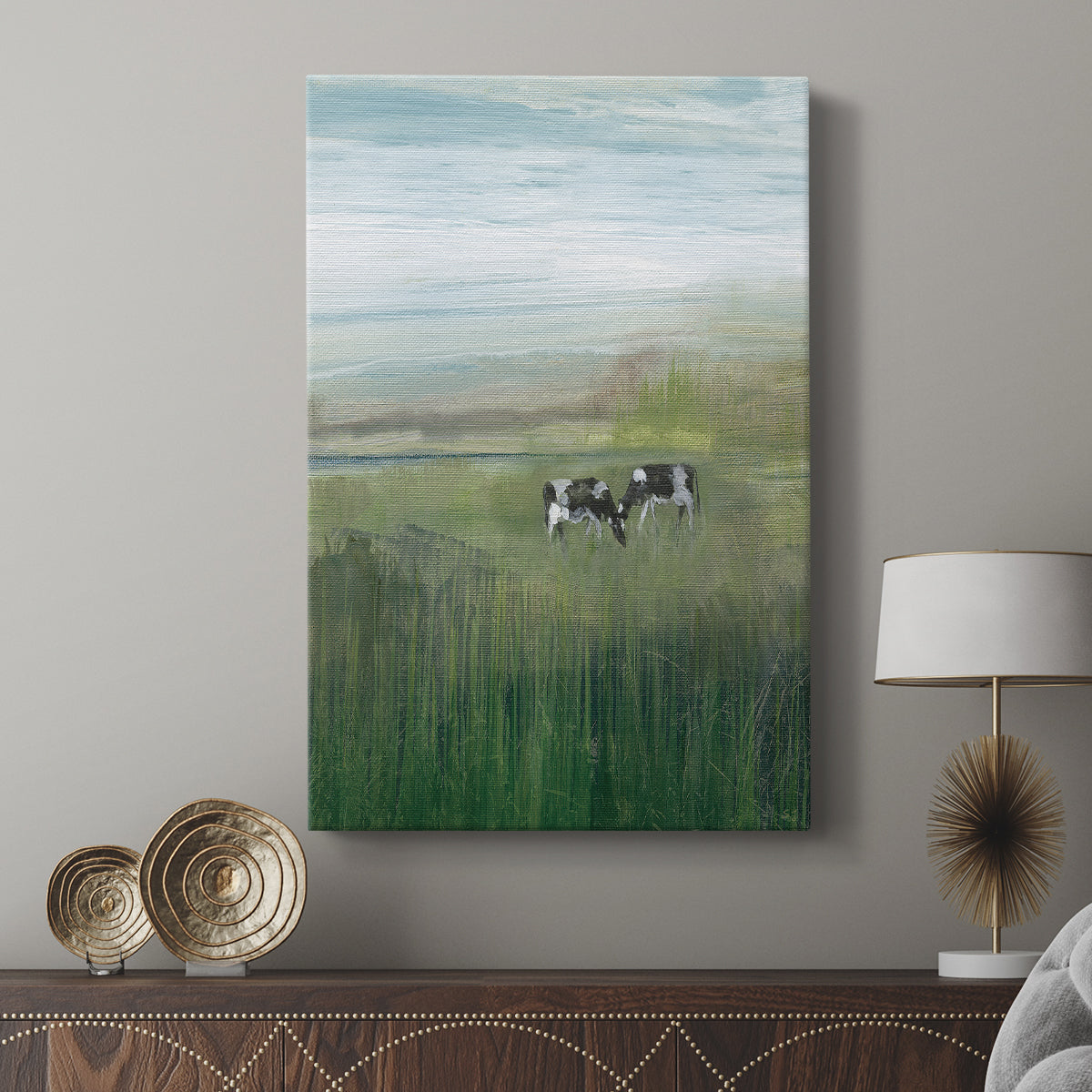 Out to Pasture I - Canvas Art Print