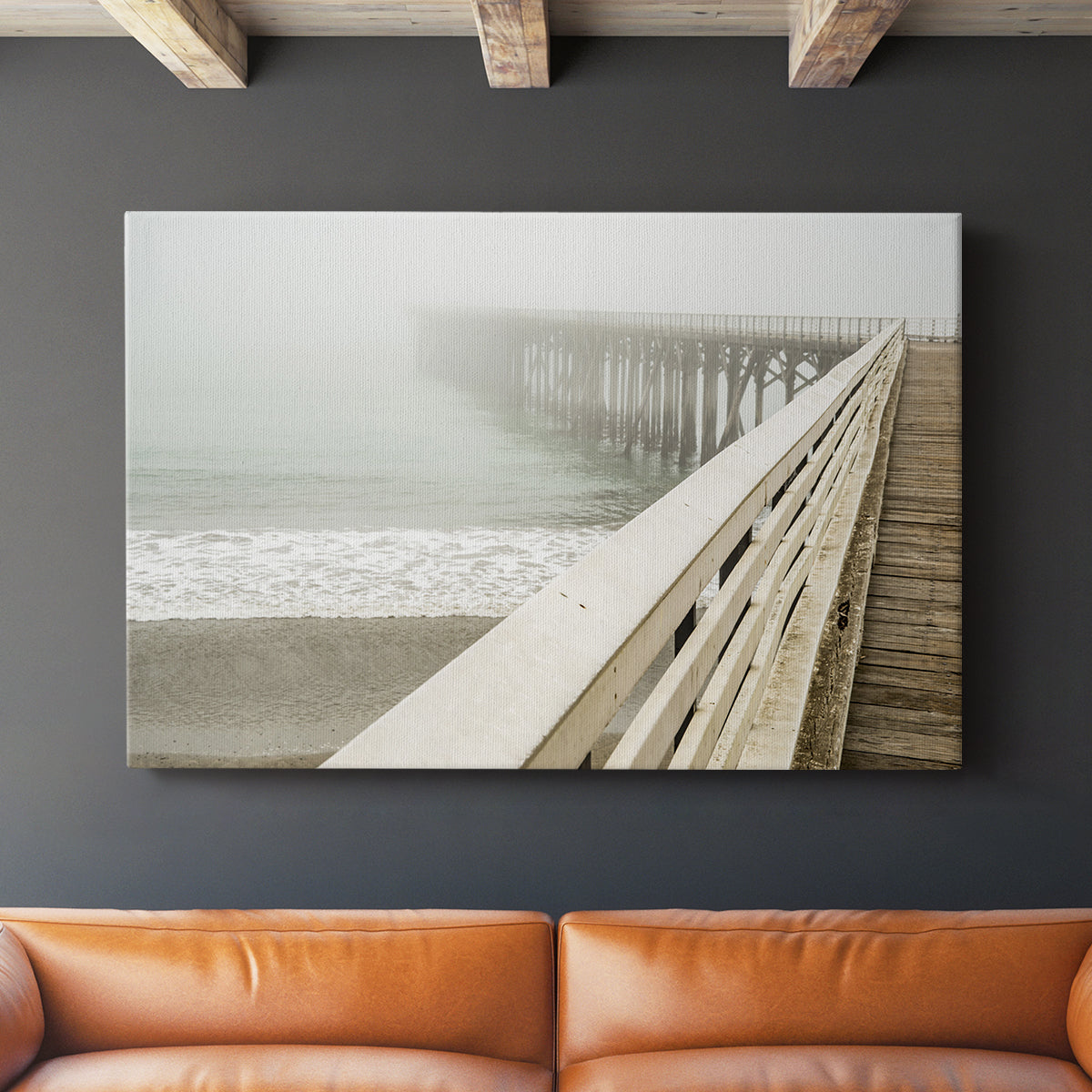 Ocean Pier - Canvas Art Print
