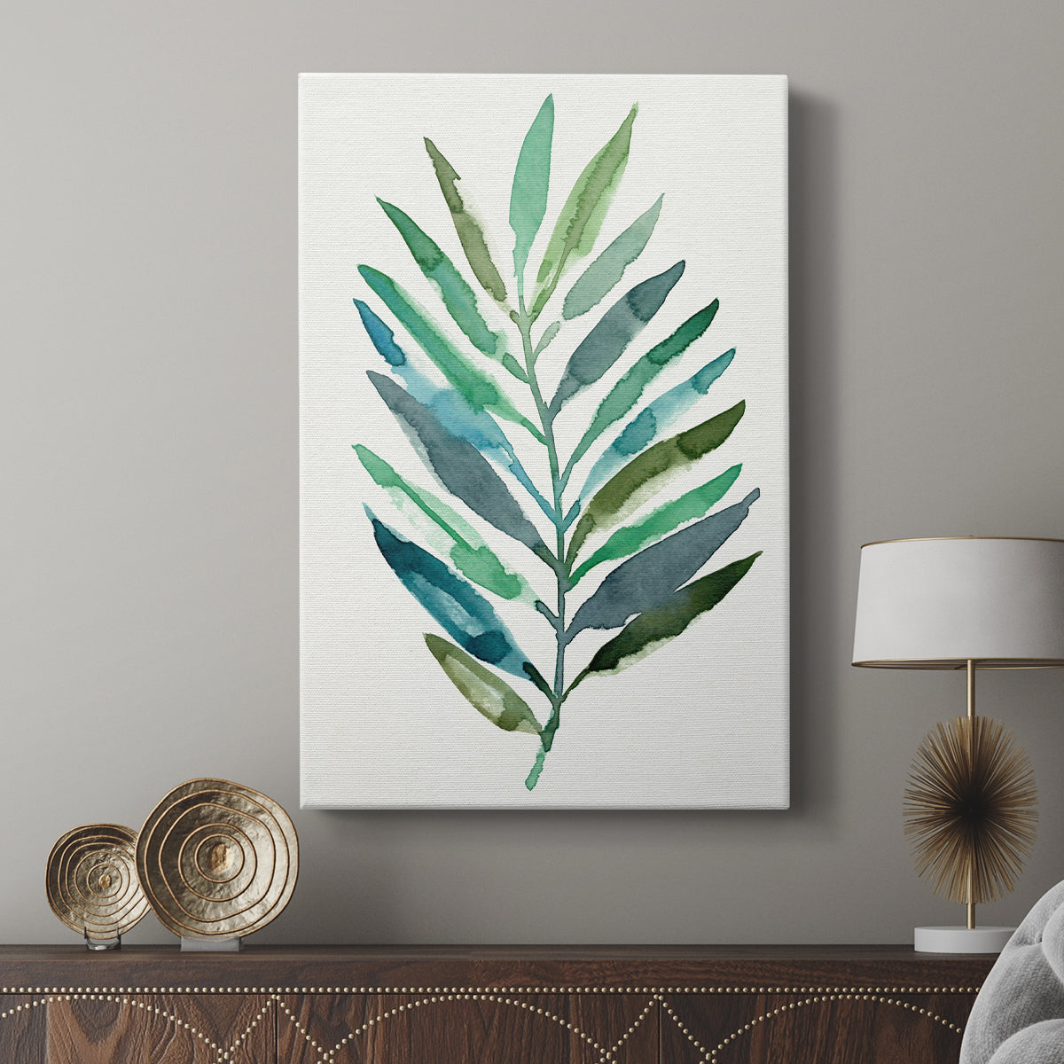 Palm Frond Flow IV - Canvas Art Print