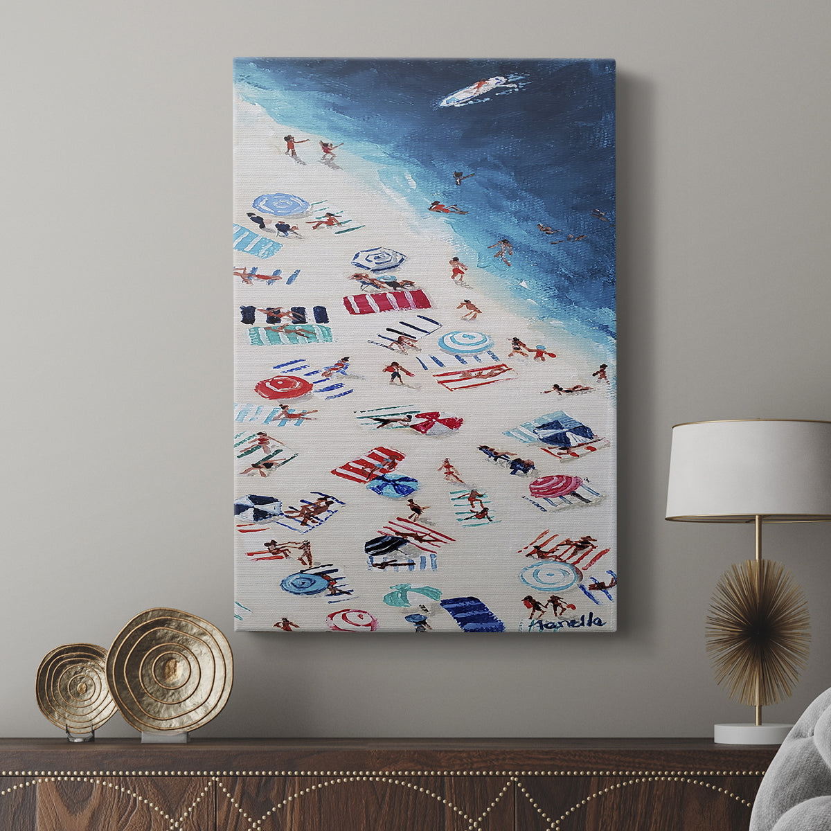 Break out Beach - Canvas Art Print