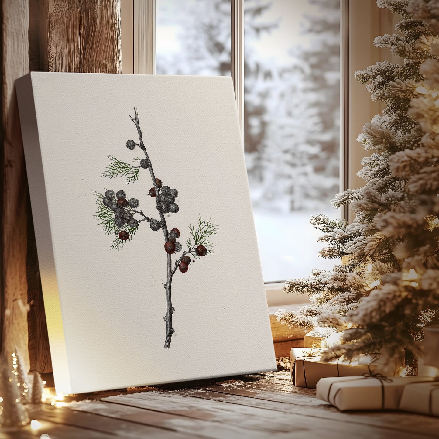 Frostlit Blessing of Cathedral - Canvas Art Print