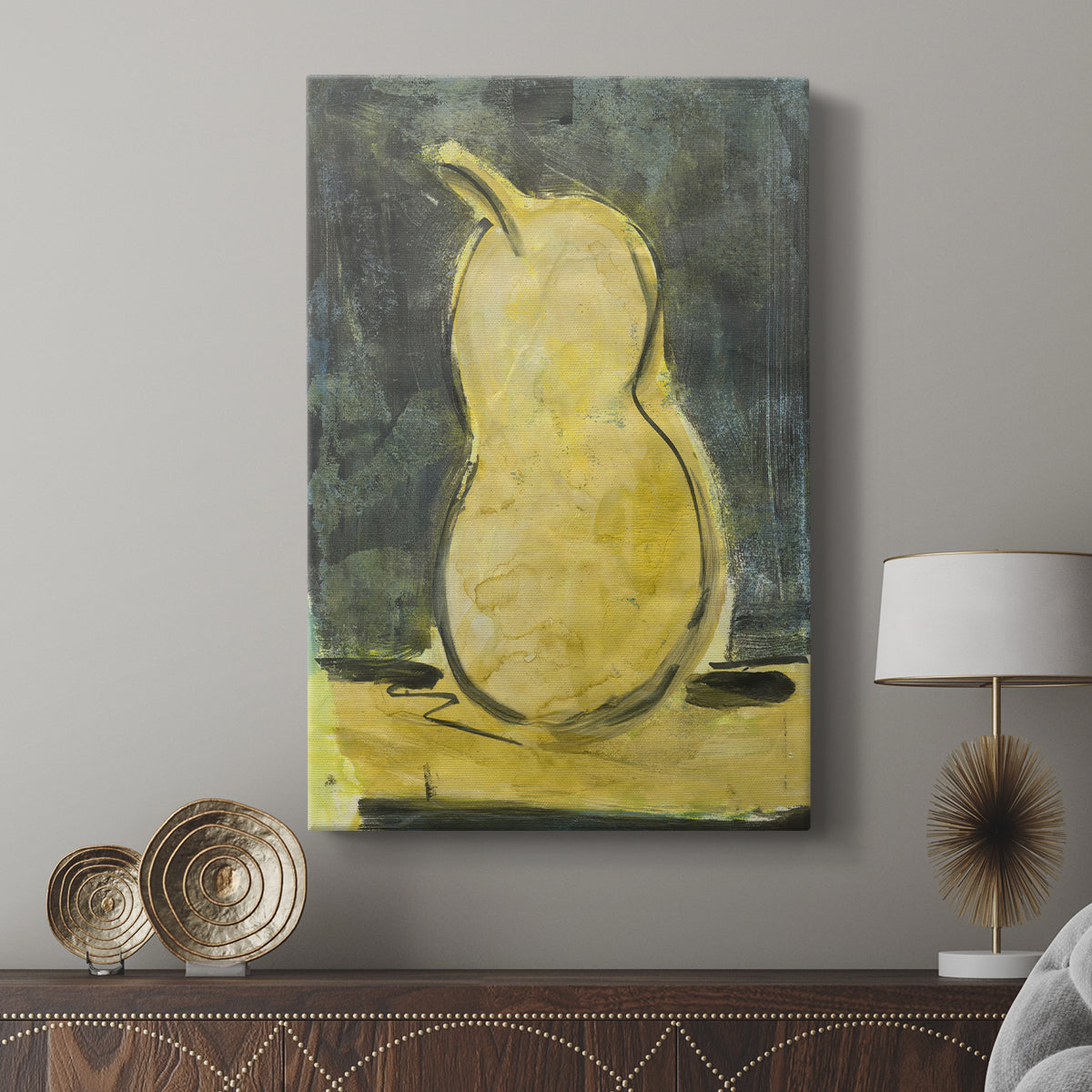 Urban Pear I - Canvas Art Print