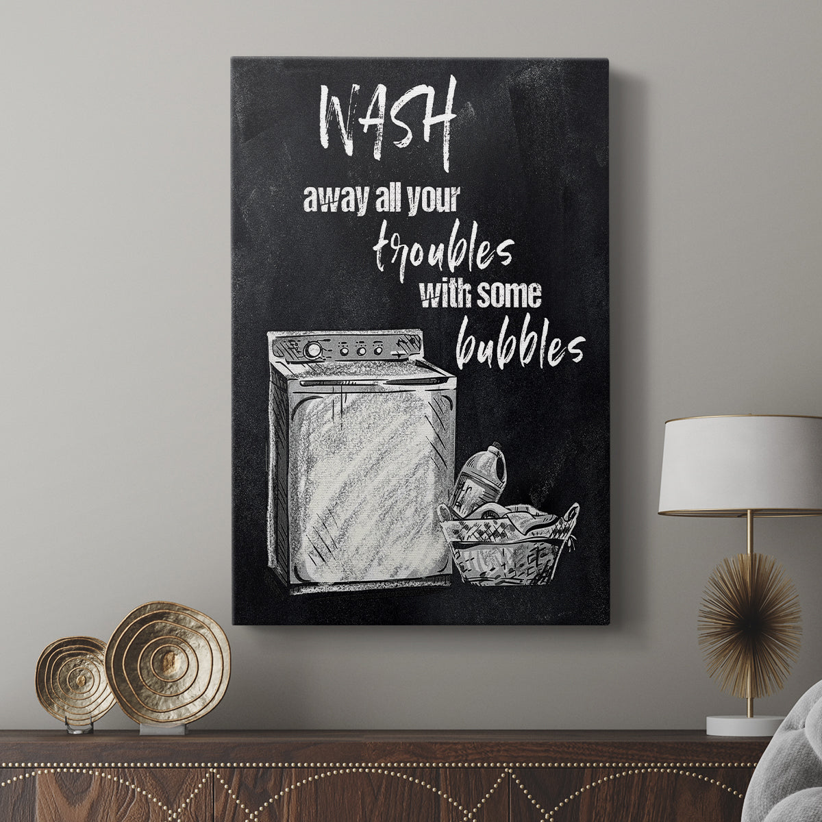Wash Away Your Troubles - Canvas Art Print
