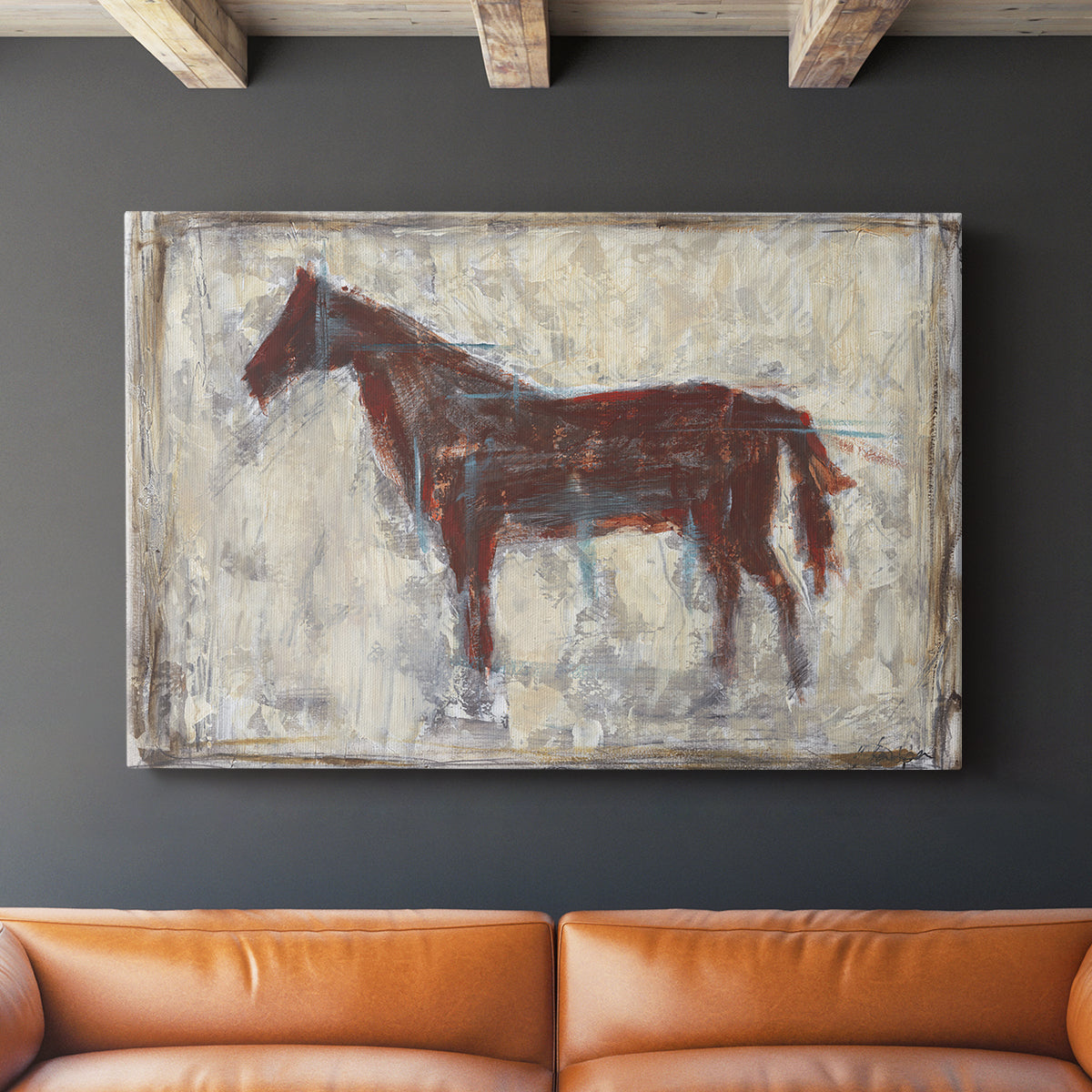 Iron Equine I - Canvas Art Print