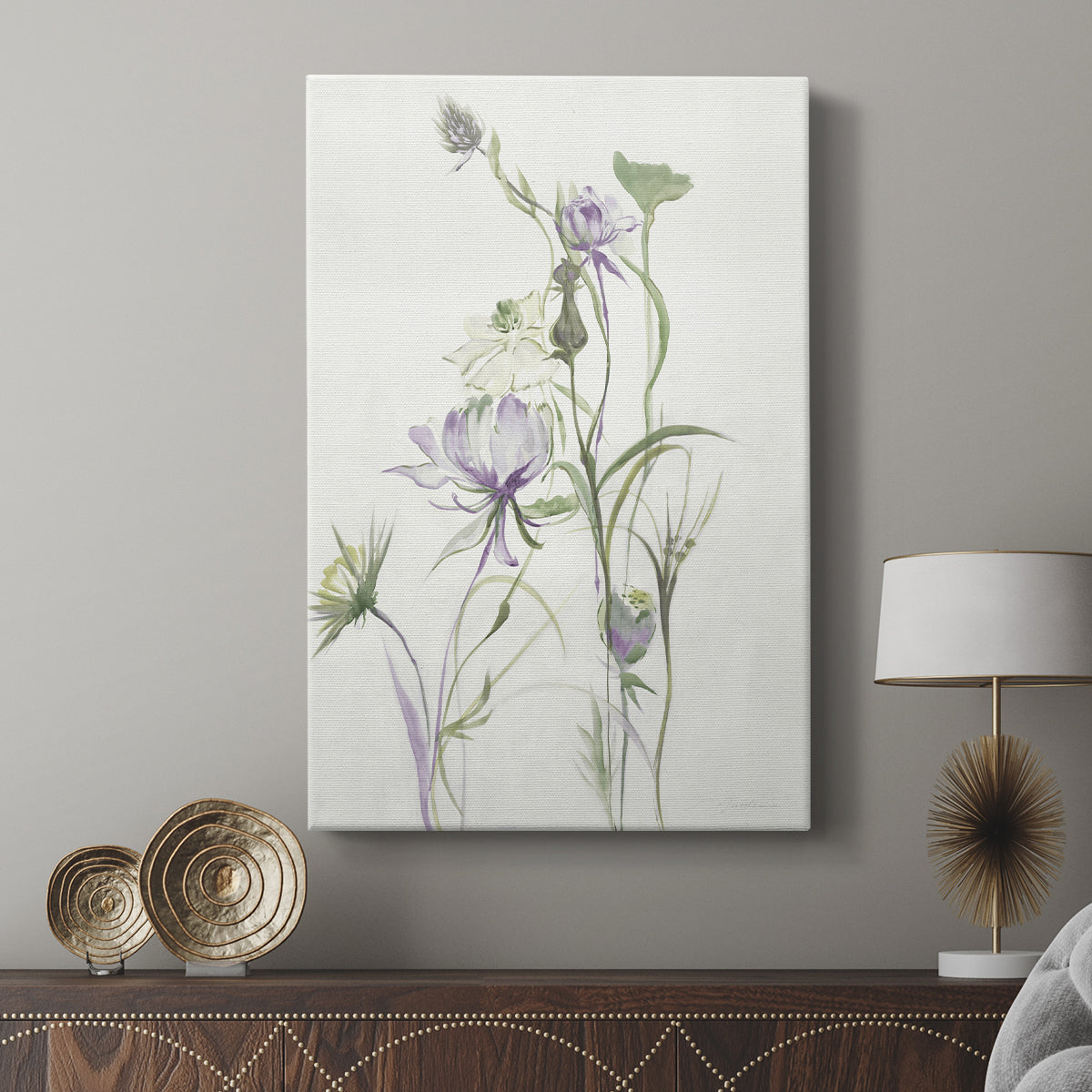 Late Summer Wildflowers II - Canvas Art Print