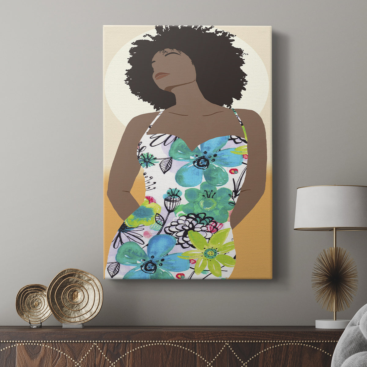 You Go Woman I - Canvas Art Print