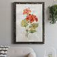 Linen Geranium - Premium Canvas Framed in Barnwood - Ready to Hang