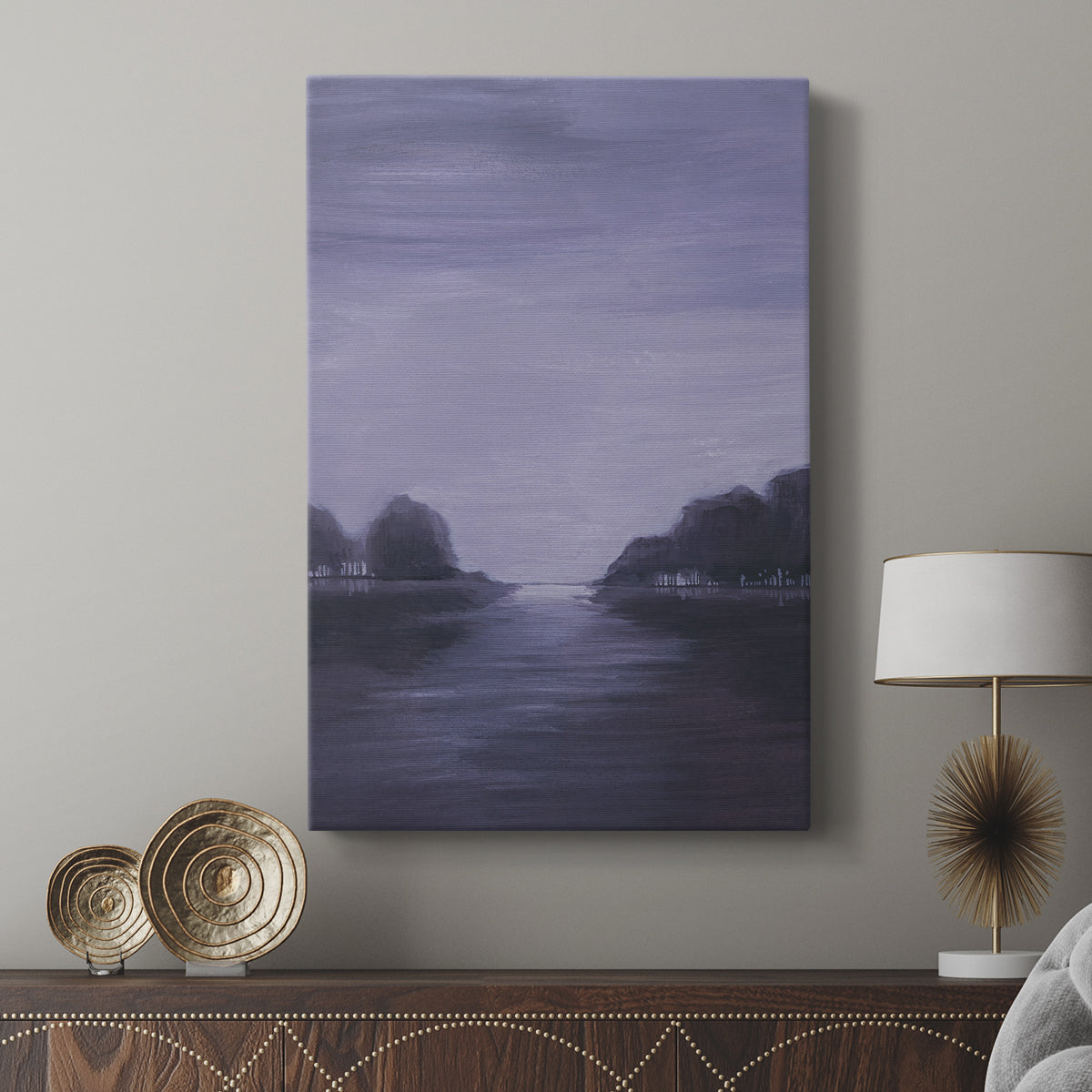 Amethyst Moonlight II - Canvas Art Print
