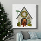 Christmas Des - Christmas Kennel - Cottage-Premium Gallery Wrapped Canvas - Ready to Hang