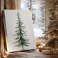 Silver Snow Blessing - Canvas Art Print