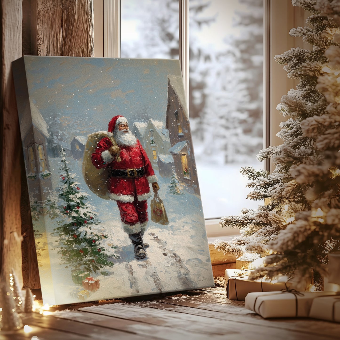 Morning of Pale Winter Blessing - Canvas Art Print