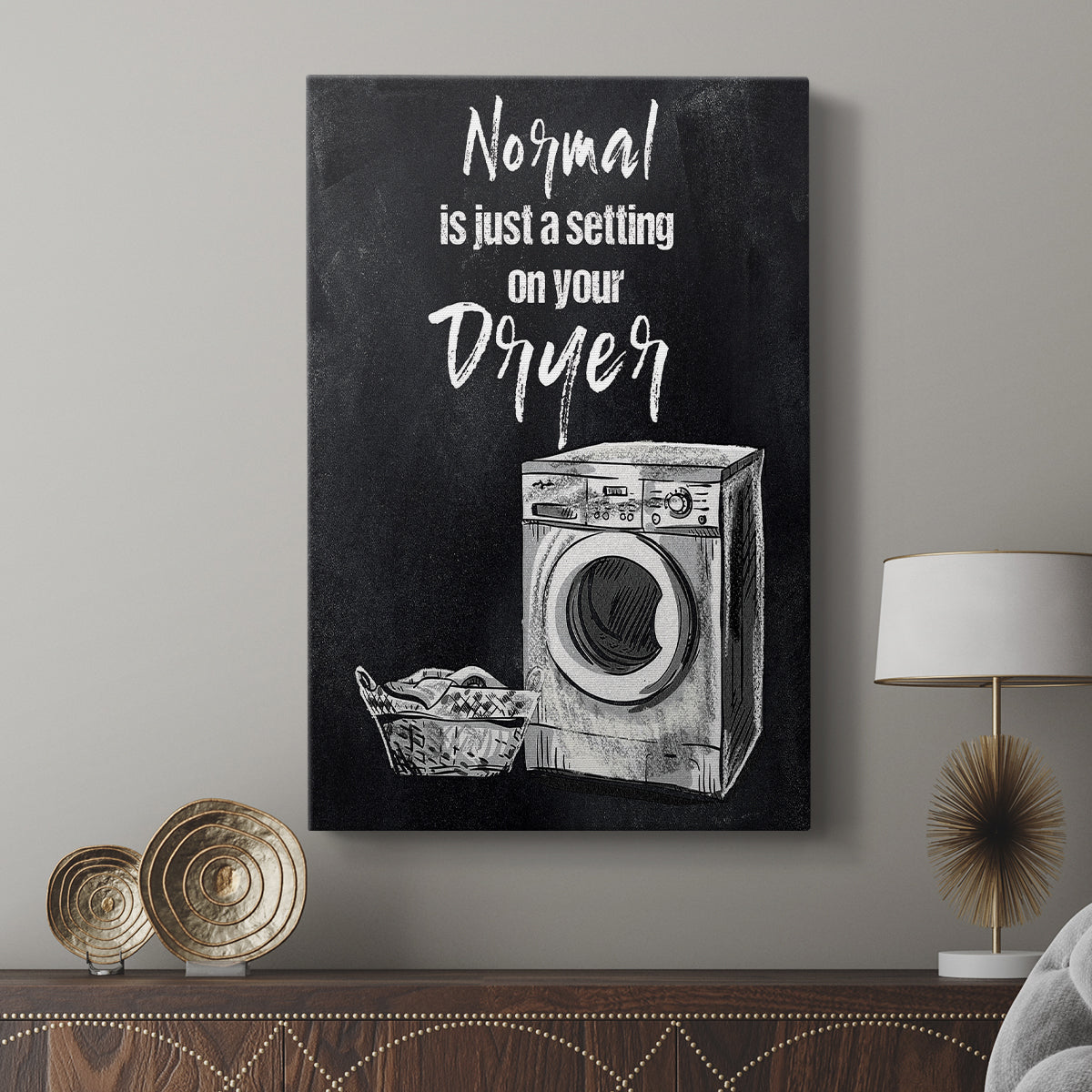 Normal Is Just A Setting - Canvas Art Print