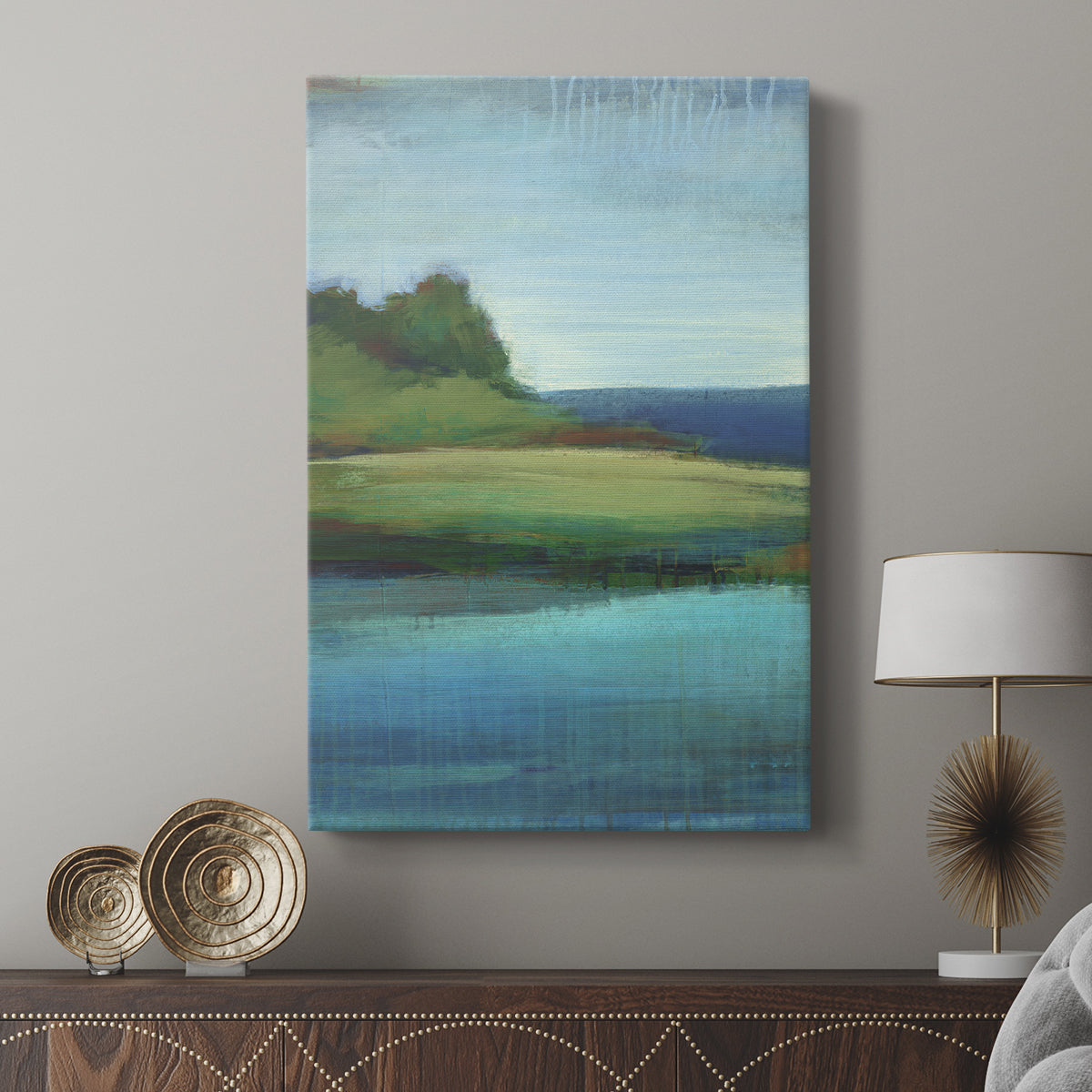 Silent Lakeside I - Canvas Art Print