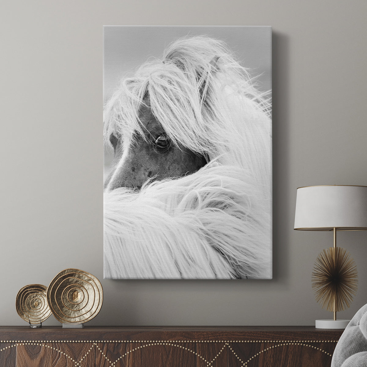 Island Pony II - Canvas Art Print