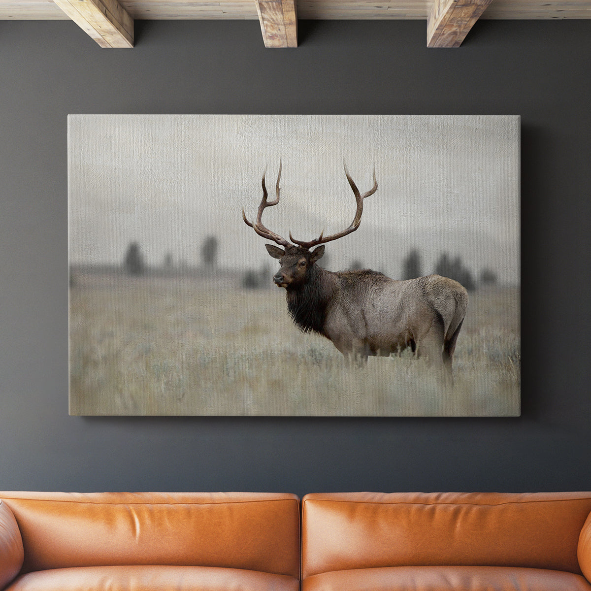 Grand Elk - Canvas Art Print