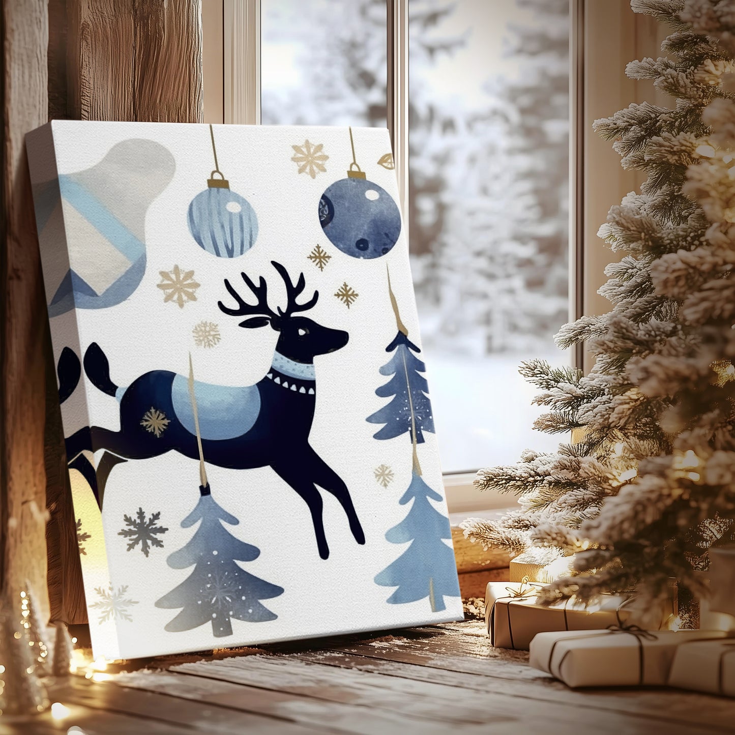 Snowwhite Twilight Carol - Canvas Art Print