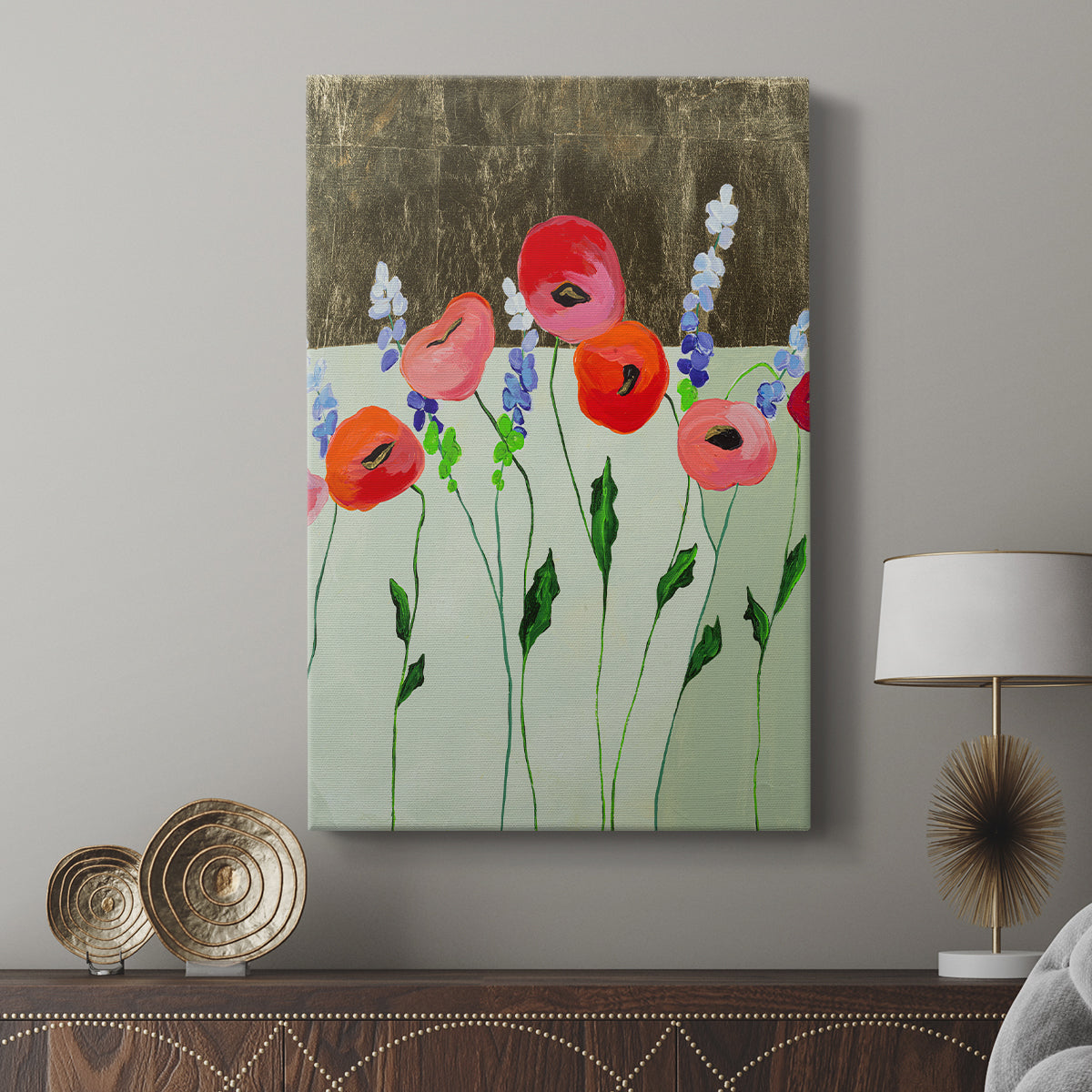 Poppy Party - Canvas Art Print