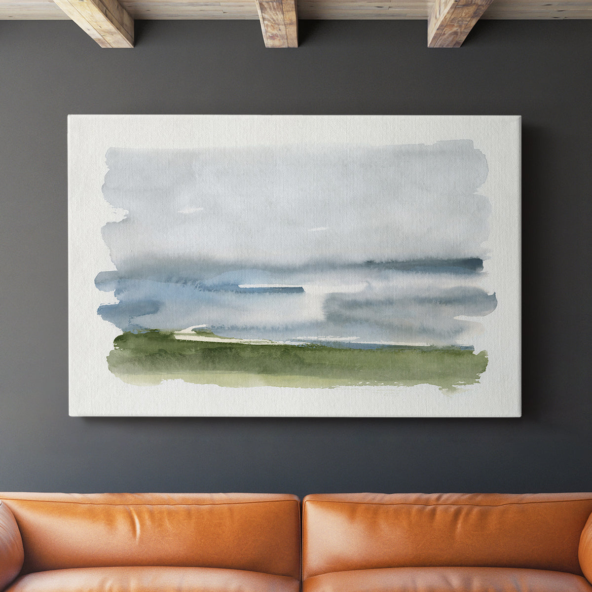 Coastline Splash II - Canvas Art Print