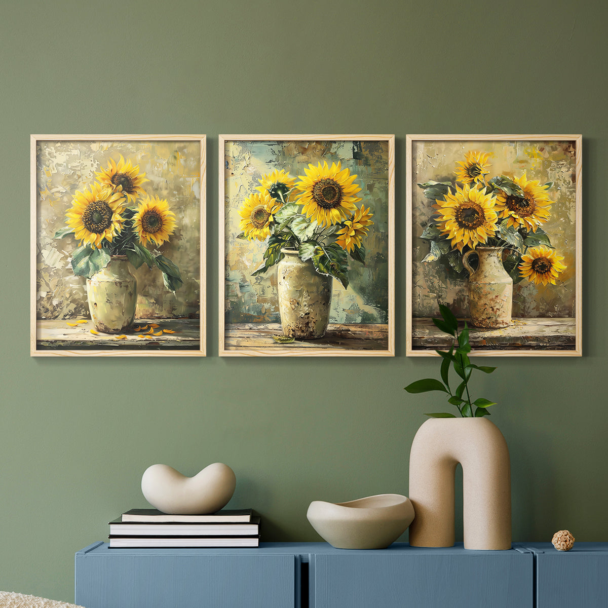 Floral Study Series CLXXI - Restickable Framed Art Set