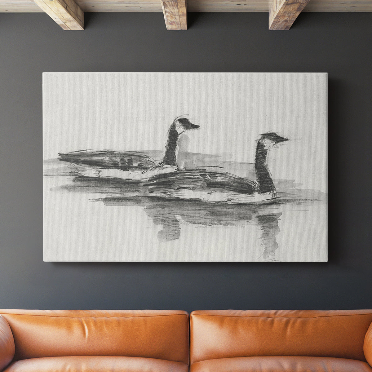 Geese Study I - Canvas Art Print