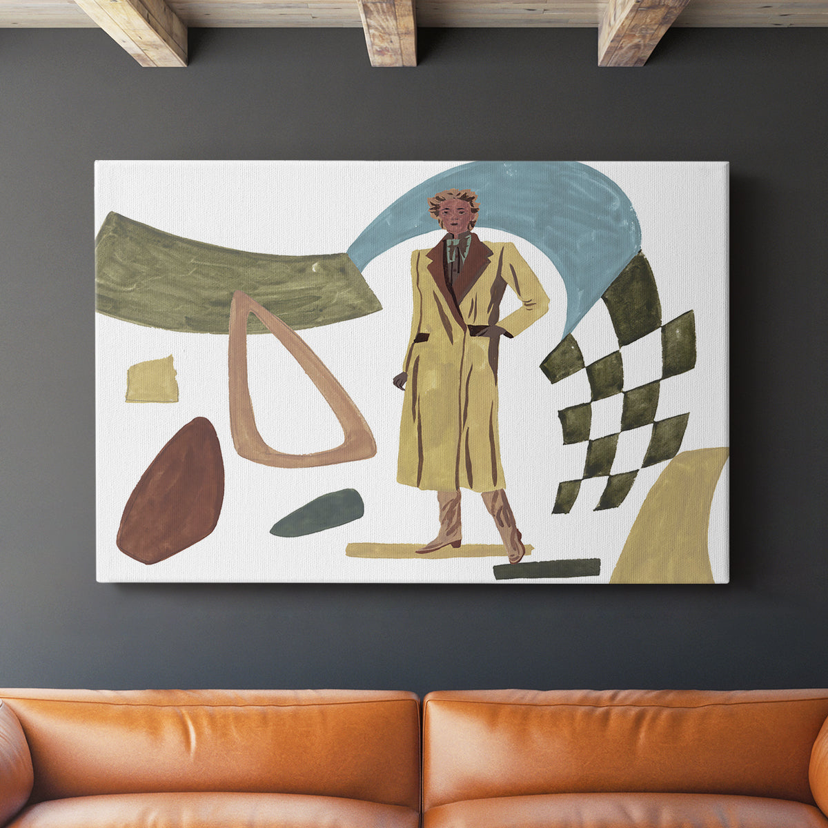 Vintage Vibes III - Canvas Art Print