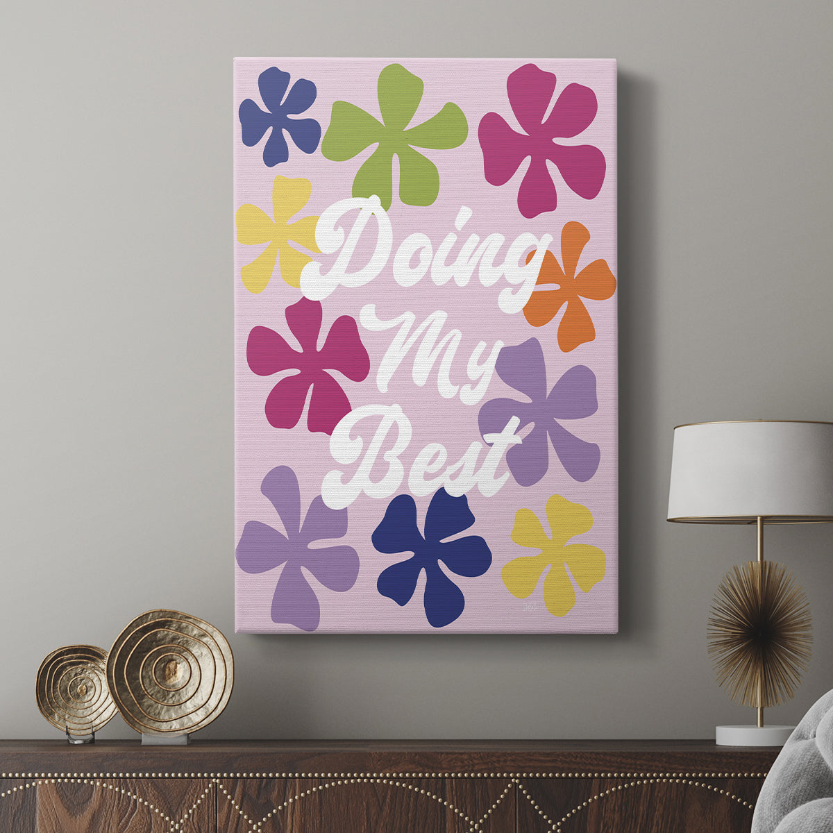 Doing My Best - Canvas Art Print