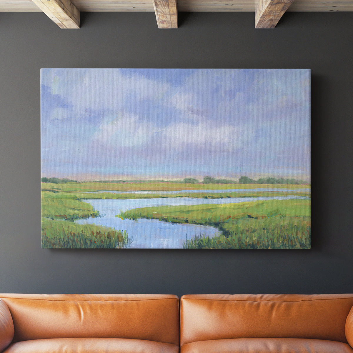 Summer Marsh II - Canvas Art Print