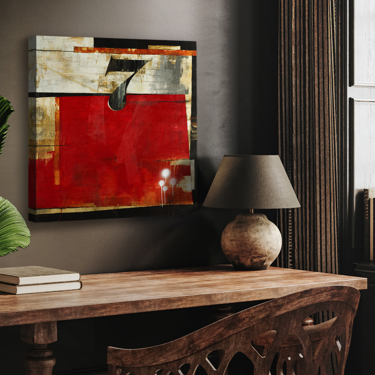Lucky No. 7 - Canvas Art Print