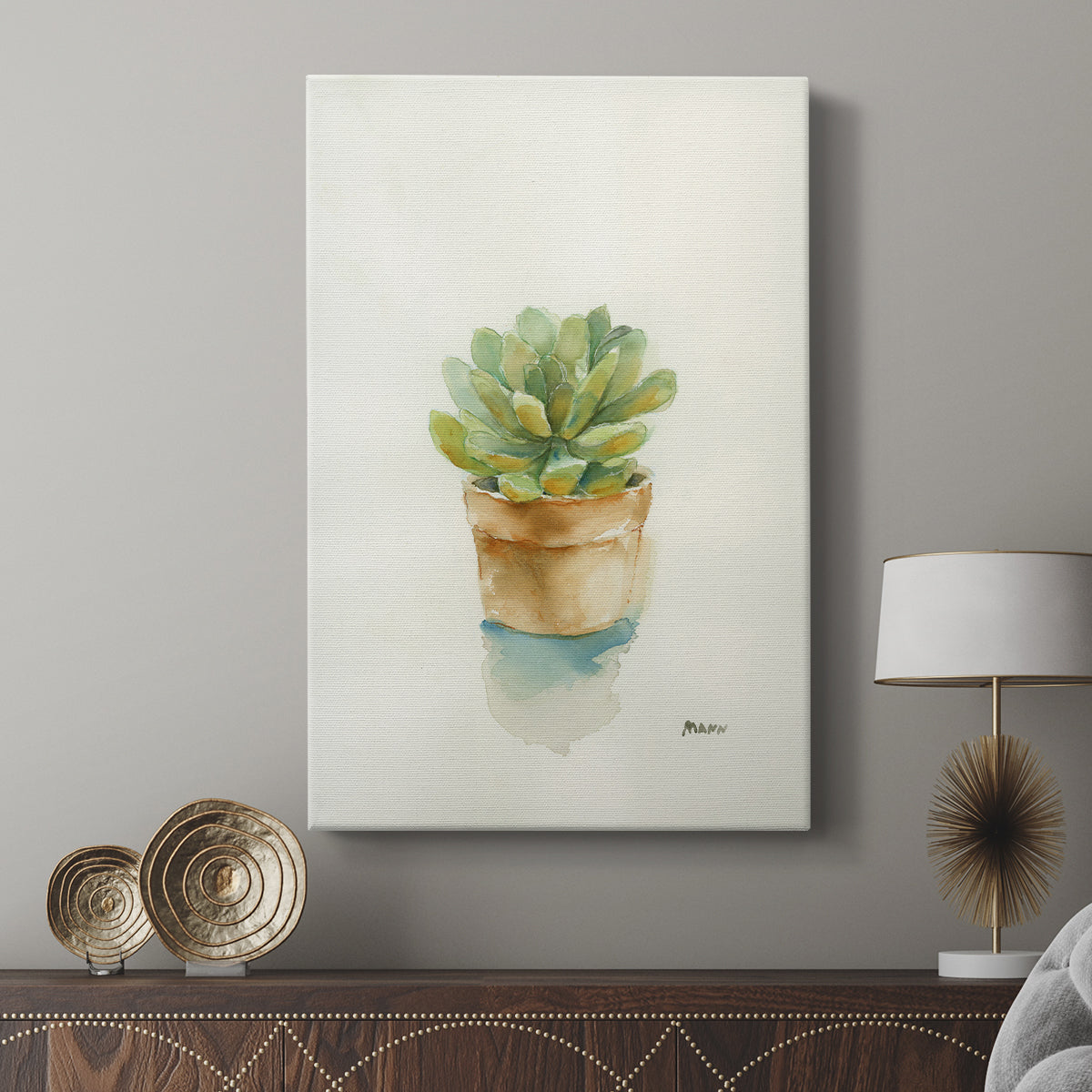 Succulent II - Canvas Art Print