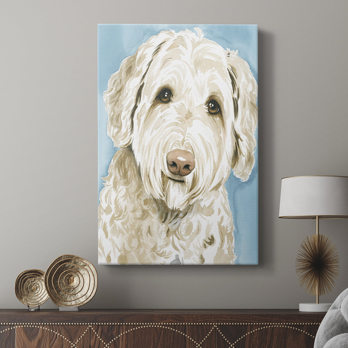 Labradoodle I - Canvas Art Print
