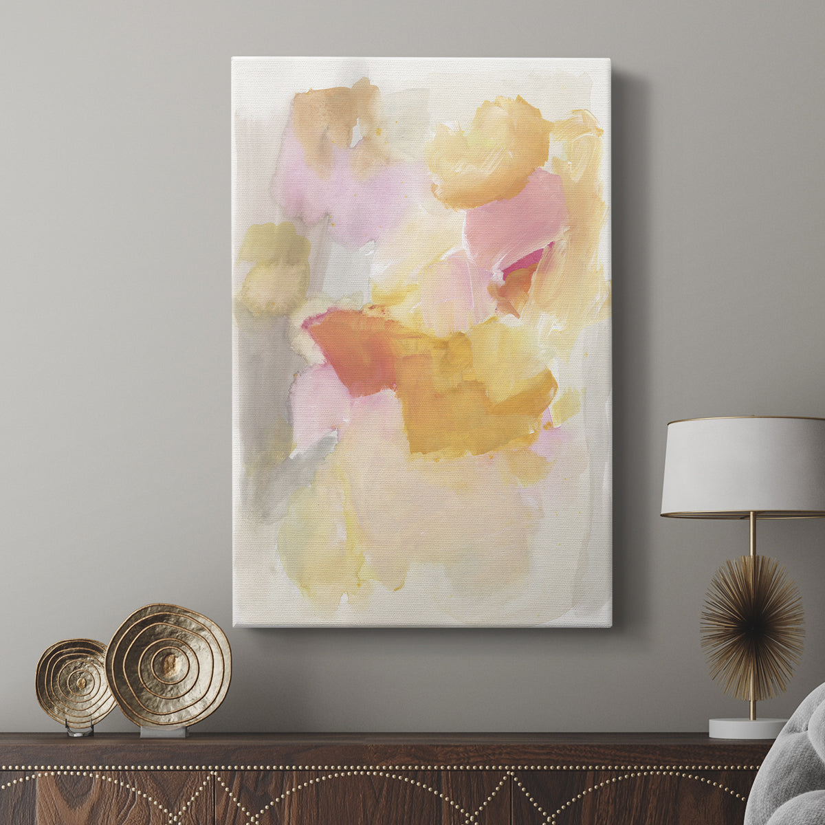 Warm Petals I - Canvas Art Print