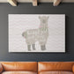 Floral Llama - Canvas Art Print