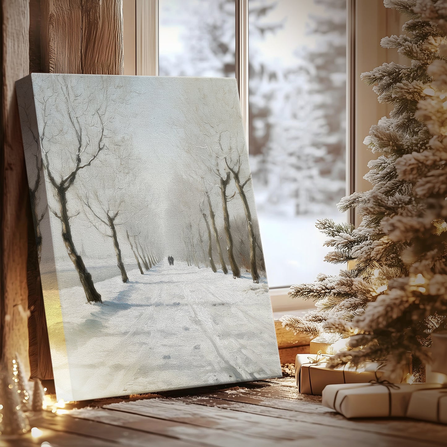 Silver Serenade - Canvas Art Print