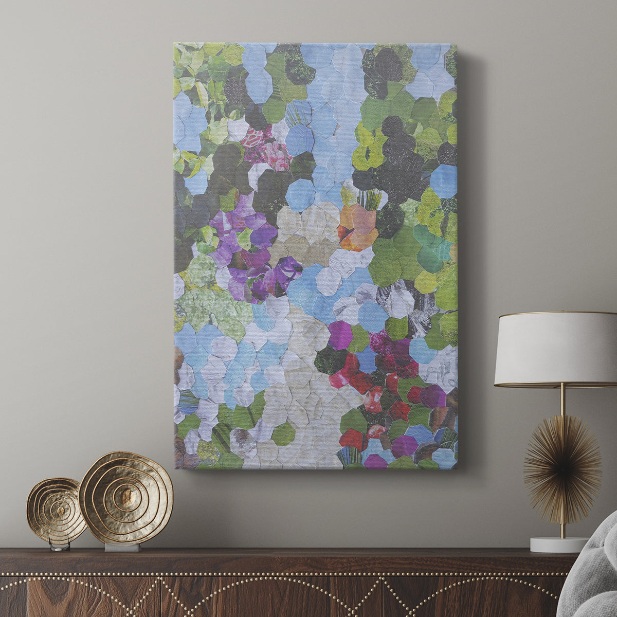 Iris Garden - Canvas Art Print
