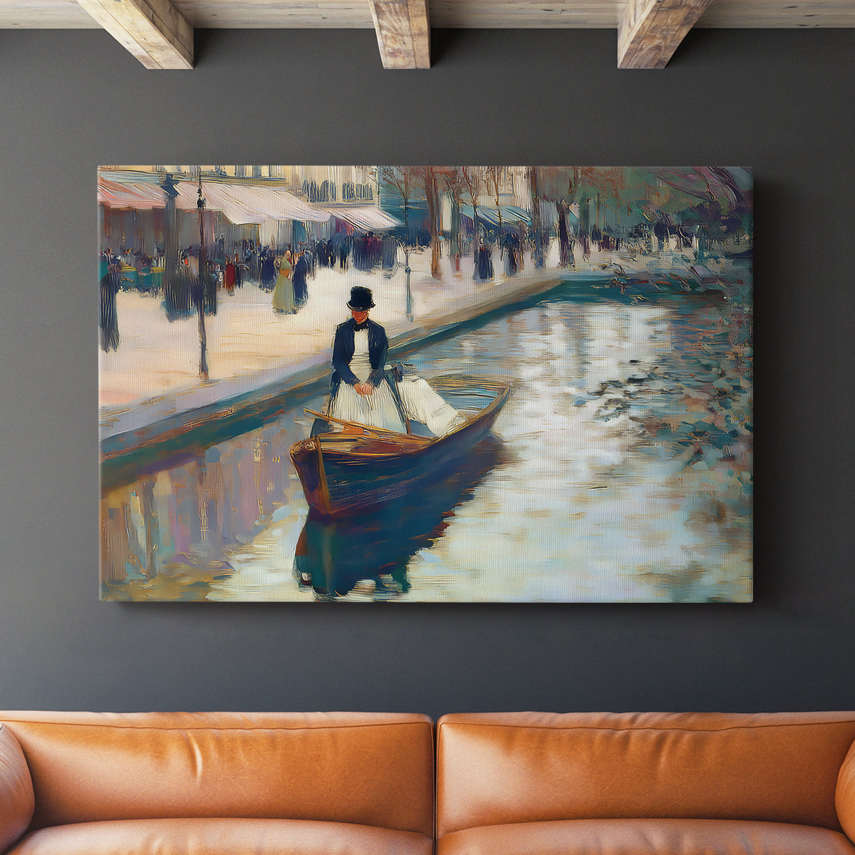 River Impression LXVII - Canvas Art Print