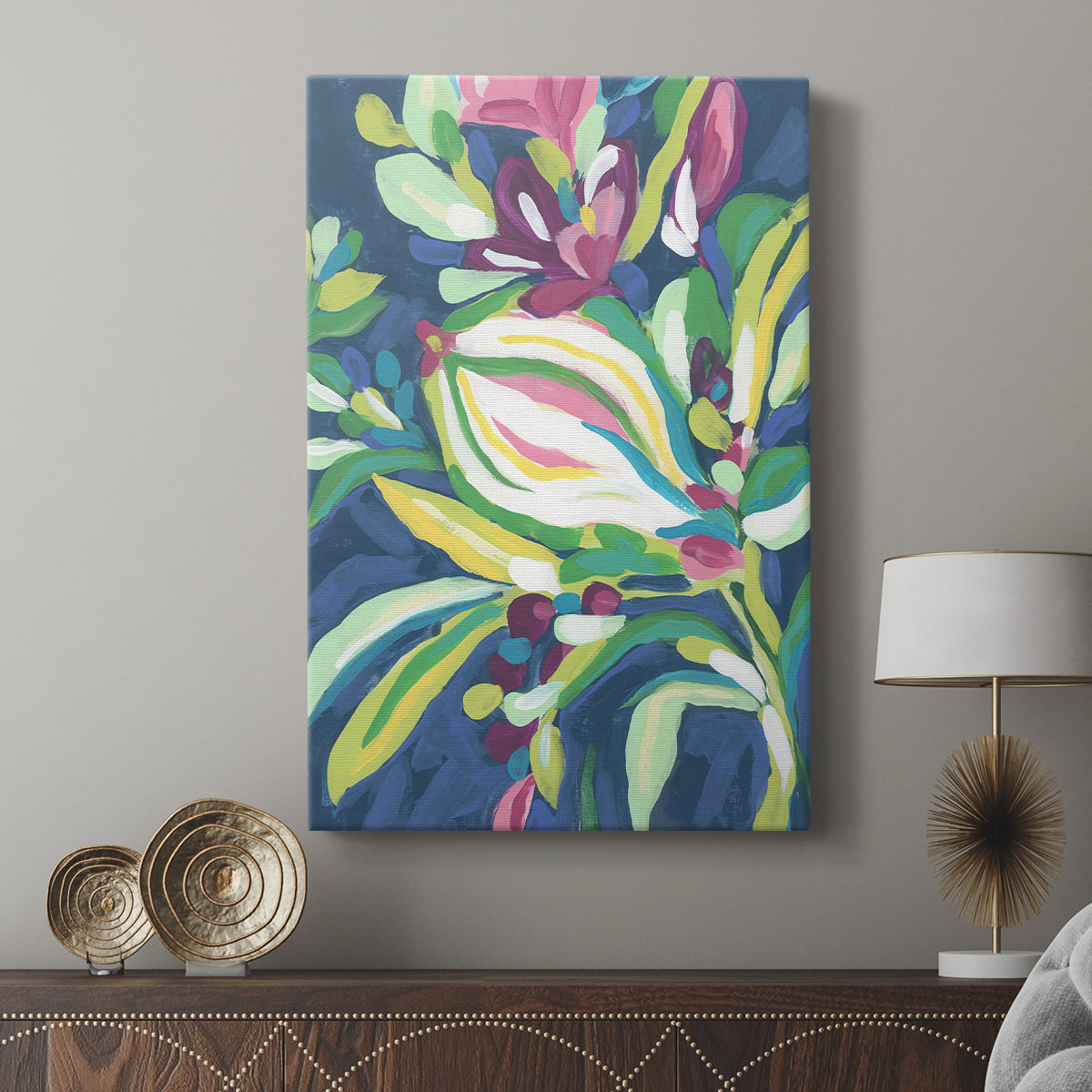 Blue Tropics II - Canvas Art Print